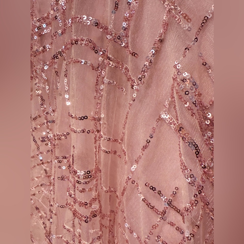 La Femme Sparkling Pink Prom Dress - Picture 3 of 6